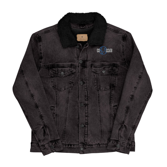 Unisex sherpa jeans jacket