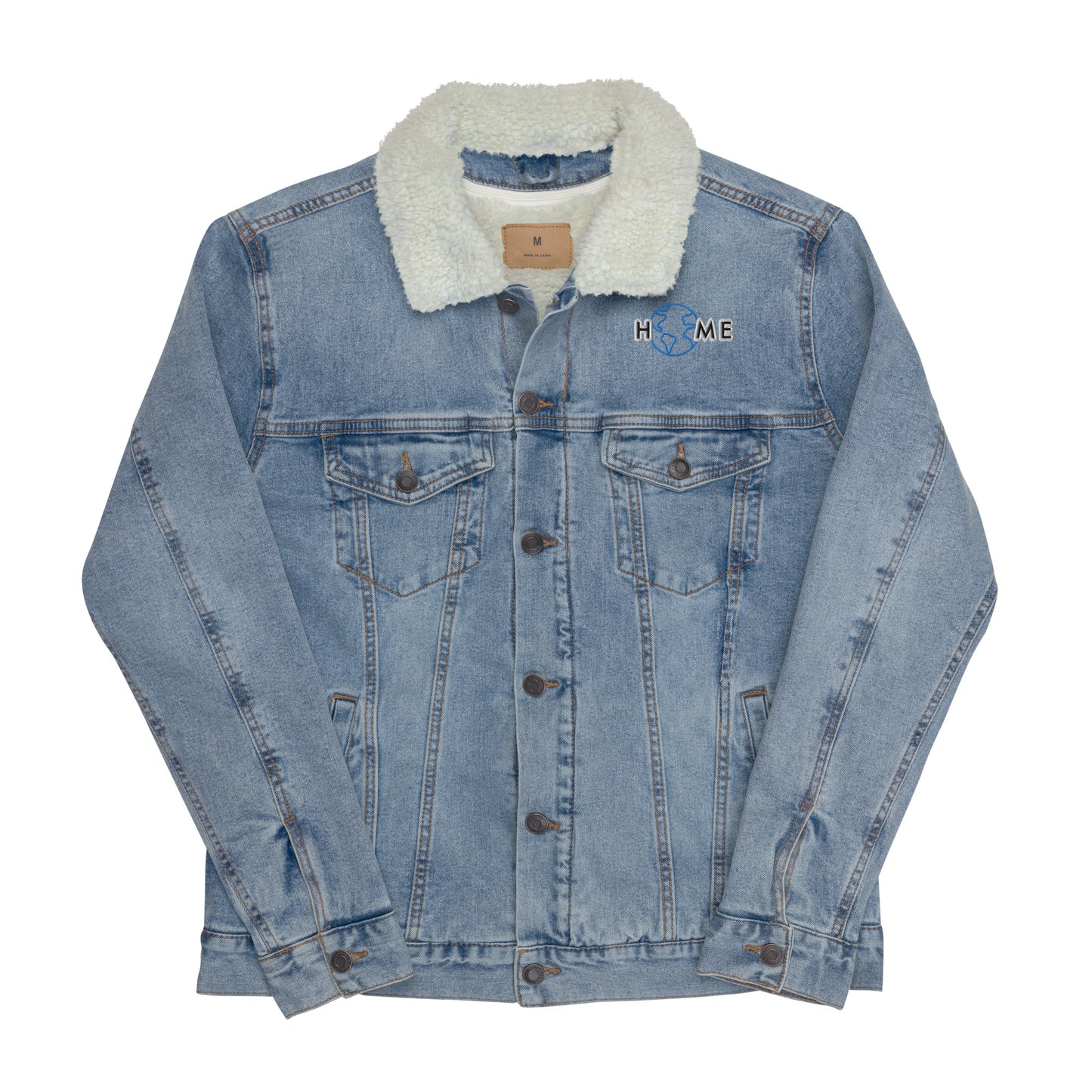 Giacca Jeans sherpa unisex